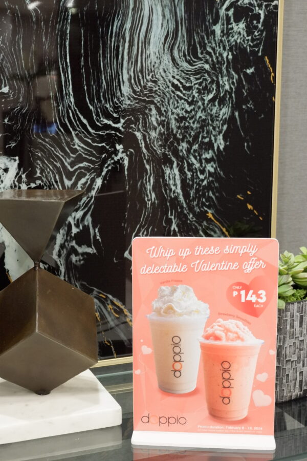 Customized Sintra Board Menu